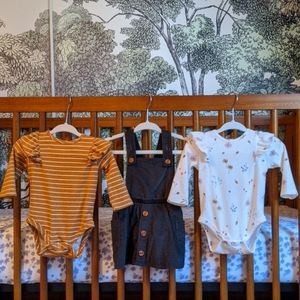 Corduroy romper with onesies from Lauren Conrad